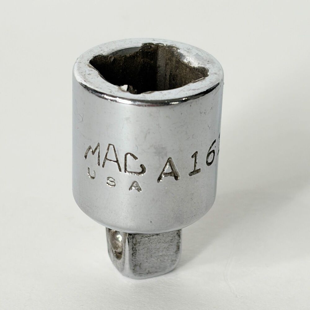 Vintage Mac Tools Socket Reducer Adapter A1612 1/2" Female 3/8" Male